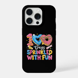 100 Tage mit Spaß gesprenkelt Süße Donut iPhone 15 Pro Hülle