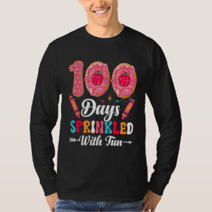 100 Tage mit Streuseln gefüllt Streusel Cupcake S T-Shirt