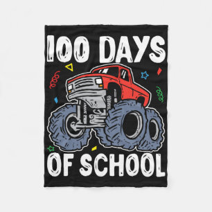 100 Tage Monster LKW 100 Scho-Tag Fleecedecke