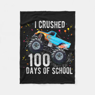 100 Tage Monster LKW 100 Scho-Tag Fleecedecke