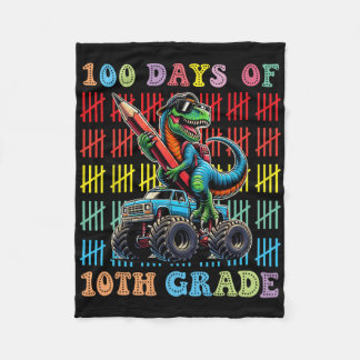 100 Tage Monster LKW 100 Scho-Tag Fleecedecke