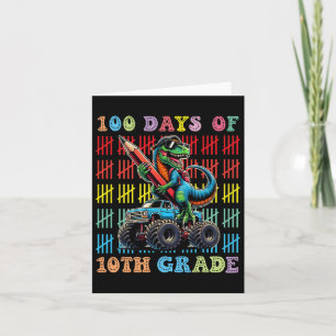 100 Tage Monster LKW 100 Scho-Tag Karte