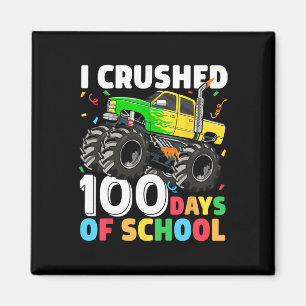100 Tage Monster LKW 100 Scho-Tag Magnet