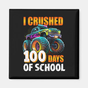100 Tage Monster LKW 100 Scho-Tag Magnet