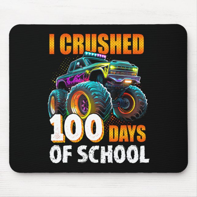 100 Tage Monster LKW 100 Scho-Tag Mousepad (Vorne)
