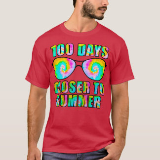 100 Tage Naher bis zum 1. Sommer T-Shirt