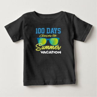 100 Tage Naher zum Sommerurlaub Kinder T - Shirt