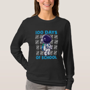 100 Tage Niedlicher Astronaut mit Rucksack SC T-Shirt