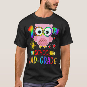 100 Tage Niedliches Owl 100. Schultag T-Shirt