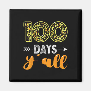 100 Tage pro Lehrer oder Student 100. Tag des Unte Magnet