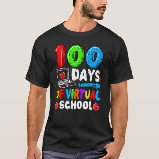 100 Tage schärfer Glücklicher 100. Schultag Lehrer T-Shirt
