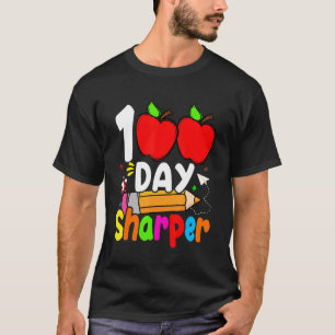 100 Tage Schärfere Lehrer Leben glücklich 100. Tag T-Shirt