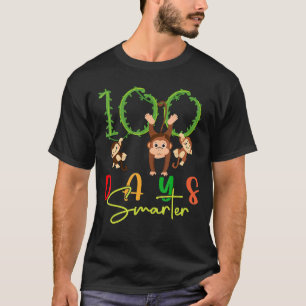 100 Tage Schlauer Affenkinder 100. Schultag T T-Shirt