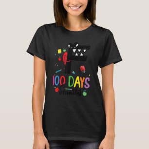 100 Tage schlauer Alphabet Lore F Schul Costüm Te T-Shirt