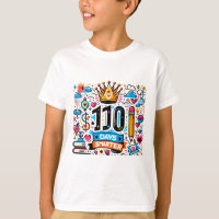 100 Tage schlauer, farbenfroher, schulischer Meile