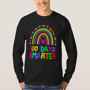 100 Tage schlauer Frohen 100. Schultag Lehrer T-Shirt