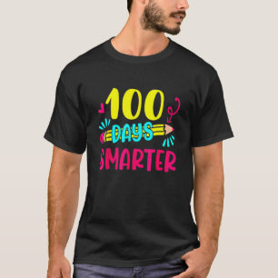 100 Tage schlauer Glücklicher 100. Schultag Lehrer T-Shirt