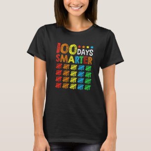 100 Tage schlauer Glücklicher 100. Schultag Schüle T-Shirt