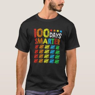 100 Tage schlauer Glücklicher 100. Schultag Schüle T-Shirt