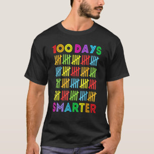 100 Tage schlauer Glücklicher 100. Schultag Schüle T-Shirt