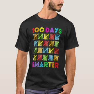 100 Tage schlauer Glücklicher 100. Schultag Schüle T-Shirt
