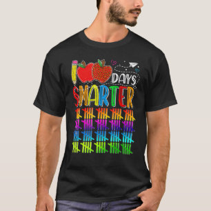 100 Tage schlauer Glücklicher 100. Schultag Schüle T-Shirt