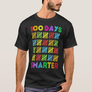 100 Tage schlauer Glücklicher 100. Schultag Schüle T-Shirt