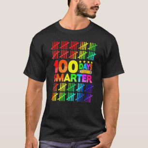 100 Tage schlauer Glücklicher 100. Schultag Studen T-Shirt