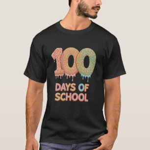 100 Tage schlauer Lehrer Eiscreme Cute für T-Shirt