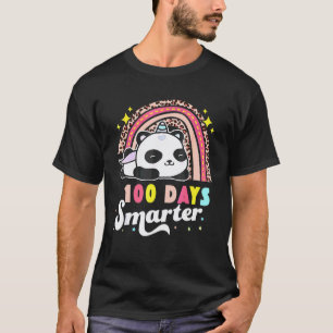 100 Tage schlauer Panda Einhorn Mädchen Lehrer 100 T-Shirt