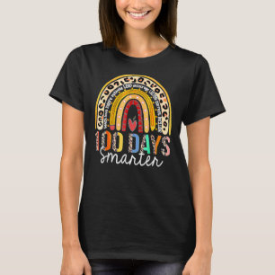 100 Tage schlauer Regenbogen 100. Schullehrtag T-Shirt