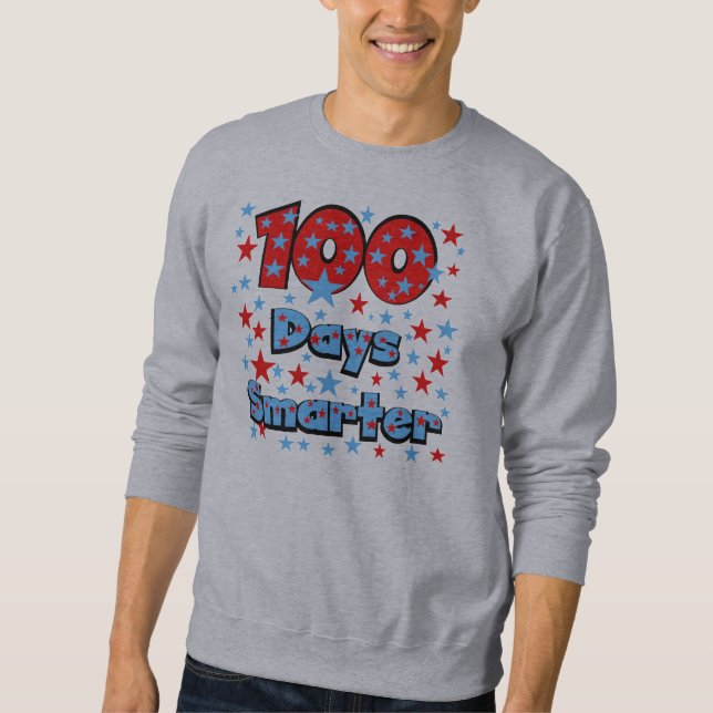 100 Tage schlauer Sweatshirt (Vorderseite)