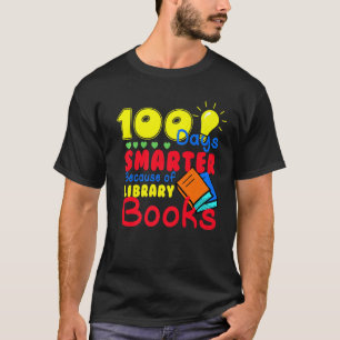 100 Tage schlauer wegen Bibliotheksbüchern Kindert T-Shirt