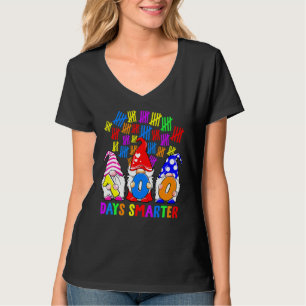100 Tage schlauere Gnome Niedlich Glücklich 100. T T-Shirt