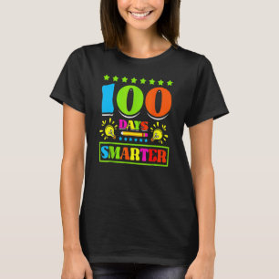 100 Tage schlauere Kinder 100. Schulférias Studien T-Shirt