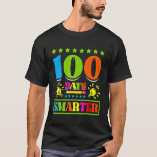 100 Tage schlauere Kinder 100. Schulférias Studien T-Shirt