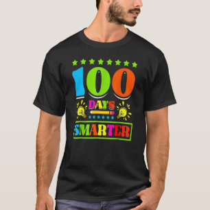 100 Tage schlauere Kinder 100. Schulférias Studien T-Shirt
