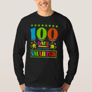 100 Tage schlauere Kinder 100. Schulférias Studien T-Shirt
