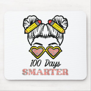 100 Tage schlauerer Buns 100. Tag Schule Lehrer Mä Mousepad