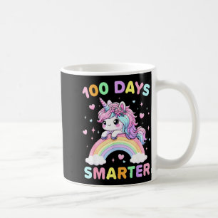 100 Tage schlaueres Einhorn 100. Schultag Kinder Kaffeetasse