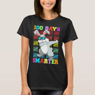 100 Tage schlaueres Kaninchen Lehrer Kinder T-Shirt