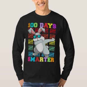 100 Tage schlaueres Kaninchen Lehrer Kinder T-Shirt