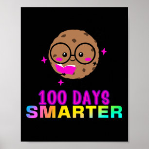 100 Tage schlaueres Smart Cookie mit Gles Niedlich Poster