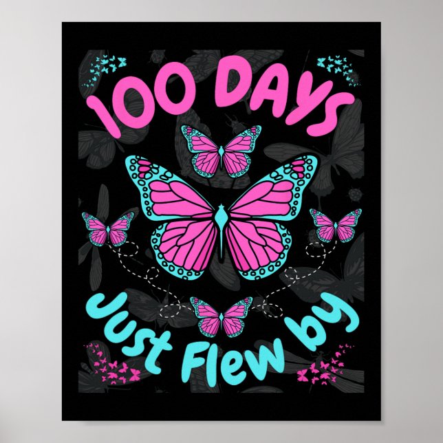 100 Tage SchmetterlingsGirls 100 Tage F Poster (Vorne)