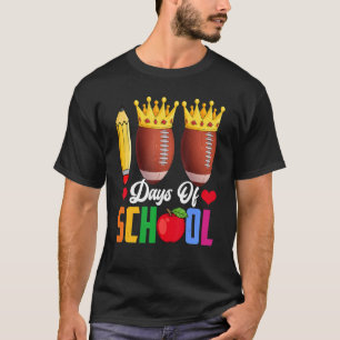 100 Tage Schul-Fußball Fans 100. Tag der Schicht T-Shirt