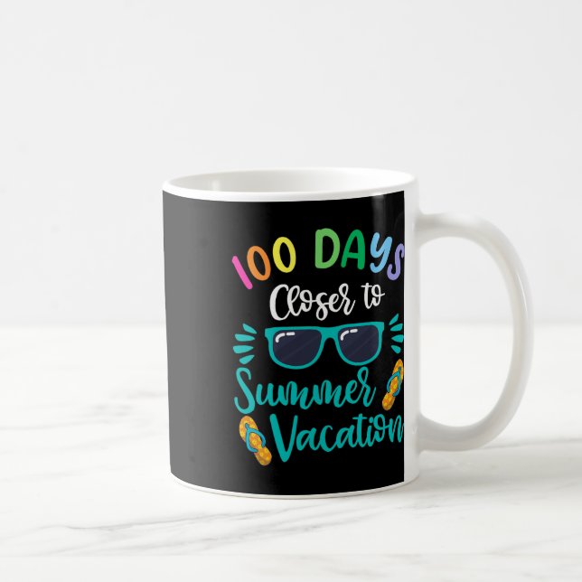 100-Tage-Schul-Lehrer-Shirt Kaffeetasse (Rechts)
