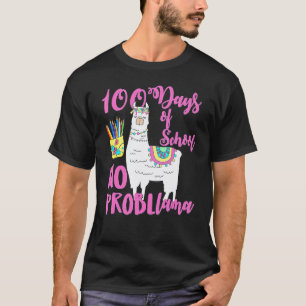 100 Tage Schul-Shirts Kein Problem-Lama 100. Tag T-Shirt