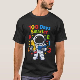 100 Tage Schulaustronaut 100 Tage schlauer Lehrer T-Shirt