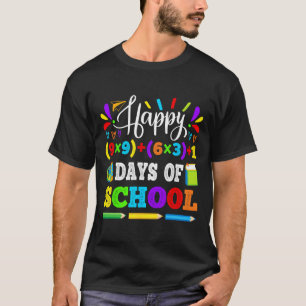 100 Tage Schule 100. Mathematik Gleichung Lehrer K T-Shirt