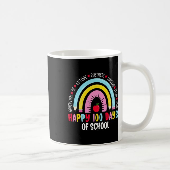 100 Tage Schule 100. Schultag Kaffeetasse (Rechts)